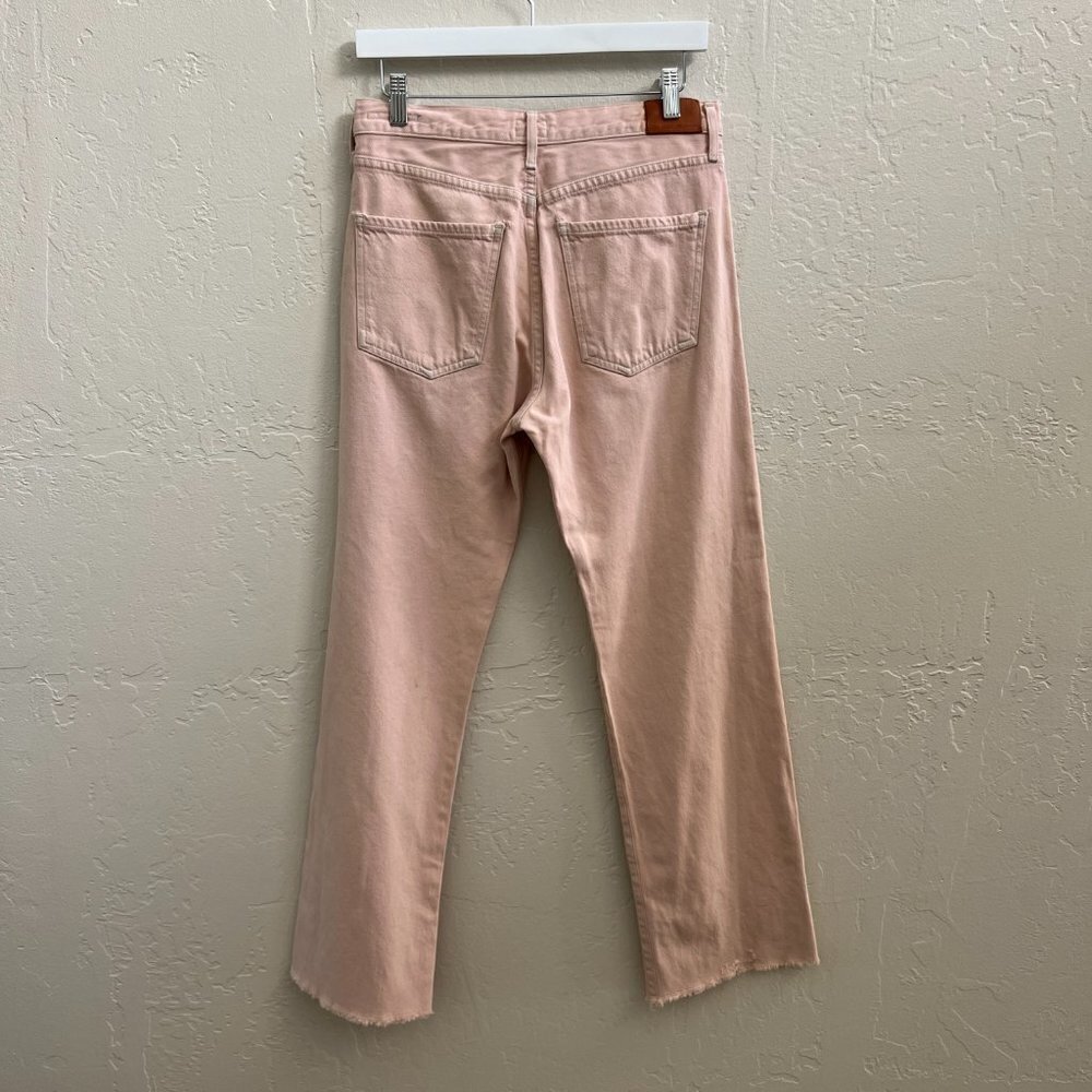 Citizens of Humanity Dusty Pink Parker High Waist Crop Cuff Jeans - Picture 6 of 11